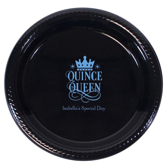 Quince Queen Plastic Plates